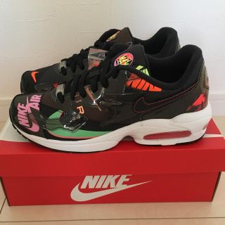 ナイキ(NIKE)の[atmos×NIKE] AIR MAX2 LIGHT QS BLACK(スニーカー)