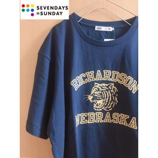 セブンデイズサンデイ(SEVENDAYS=SUNDAY)の【新品】セブンデイズサンデイ タイガープリントBIGTシャツ(Tシャツ/カットソー(半袖/袖なし))