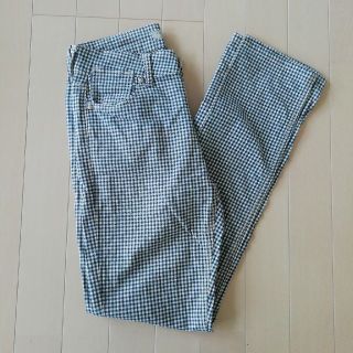 シマムラ(しまむら)の☆おまとめ300円　セオリア　ウエスト61　チェックパンツ(カジュアルパンツ)