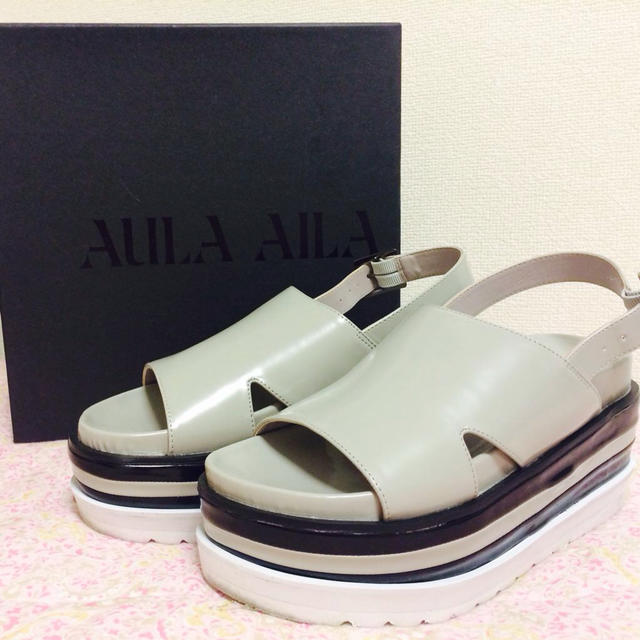 AULA AILA(アウラアイラ)のAULA AILA厚底スポーティサンダル レディースの靴/シューズ(サンダル)の商品写真