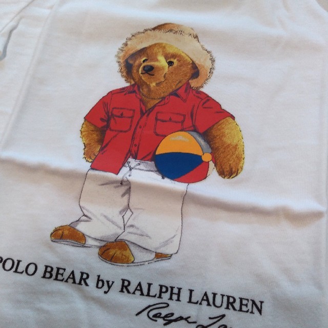 Ralph Lauren(ラルフローレン)の新品■ラルフローレン ポロベア ビーチボール 半袖 Tシャツ 75　80 キッズ/ベビー/マタニティのベビー服(~85cm)(Ｔシャツ)の商品写真