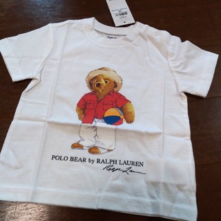 ラルフローレン(Ralph Lauren)の新品■ラルフローレン ポロベア ビーチボール 半袖 Tシャツ 75　80(Ｔシャツ)
