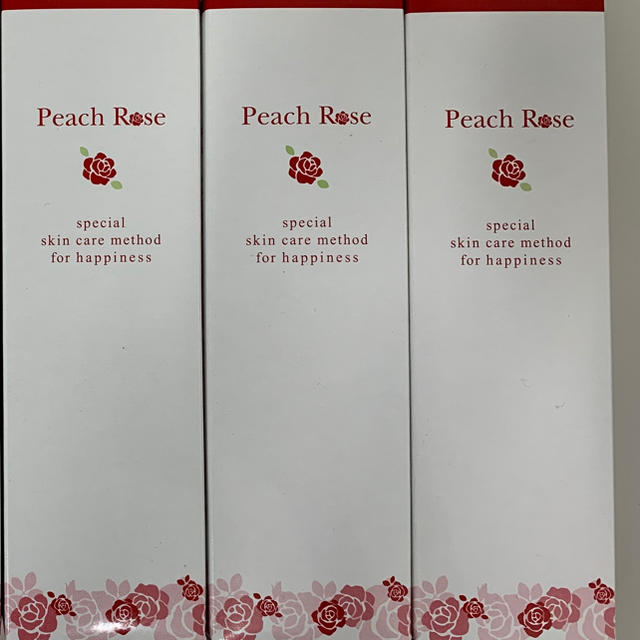 ピーチローズ peach rose 新品未開封 3個セット