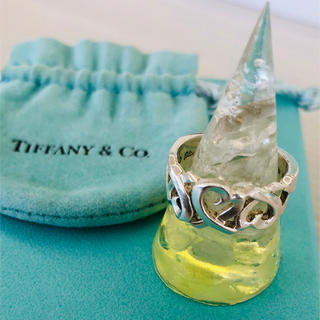 ティファニー(Tiffany & Co.)のtiffany/ﾗﾌﾞｨﾝｸﾞﾊｰﾄ ﾘﾎﾞﾝ(リング(指輪))