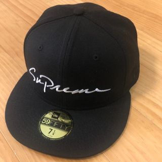 シュプリーム(Supreme)の【超美品‼︎】シュプリーム 18AW ニューエラ ブラック57.7㎝(キャップ)