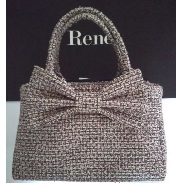 René(ルネ)のReneオンライン限定完売品幻のマリアツイードポーチ付きハンドバッグ　   レディースのバッグ(ハンドバッグ)の商品写真