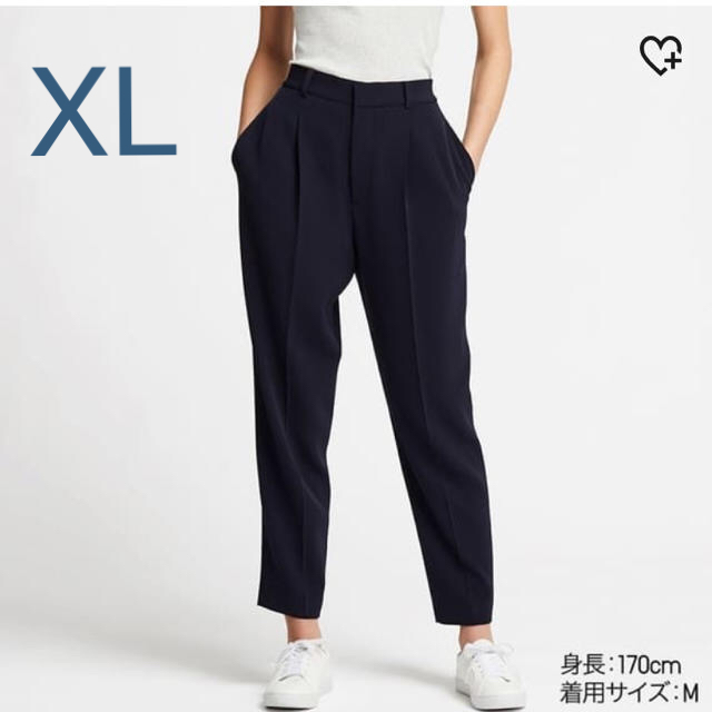 UNIQLO(ユニクロ)のユニクロ ドレープテーパードアンクルパンツ  レディースのパンツ(カジュアルパンツ)の商品写真