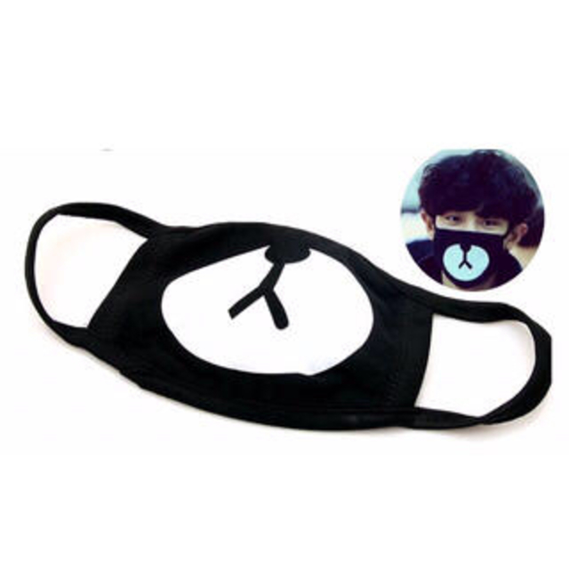 EXO チャニョル クママスク 黒マスク レディースのレディース その他(その他)の商品写真