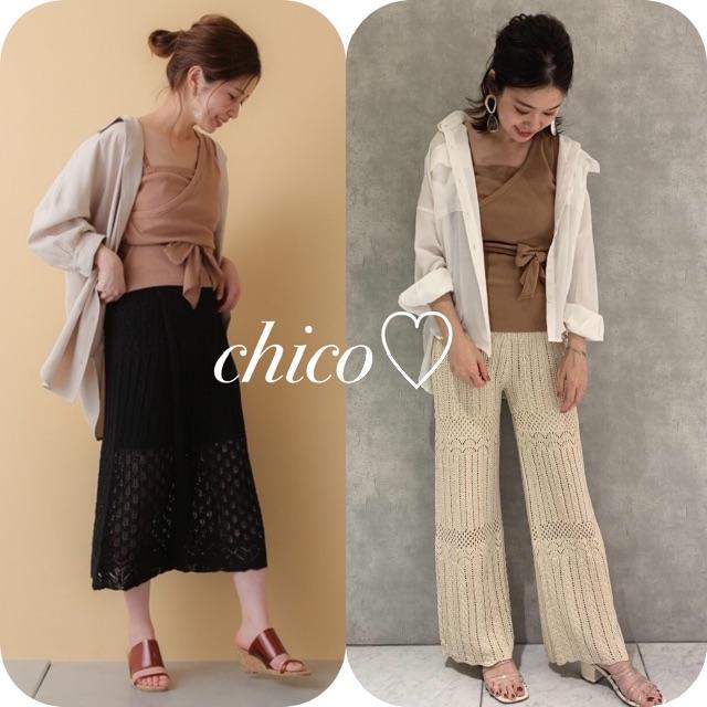 who's who Chico(フーズフーチコ)の19SS最新作♡夏トレンド✨ワンショルリボンT レディースのトップス(シャツ/ブラウス(半袖/袖なし))の商品写真