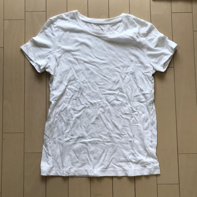 MUJI (無印良品)(ムジルシリョウヒン)の無印良品 白Tシャツ レディースのトップス(Tシャツ(半袖/袖なし))の商品写真