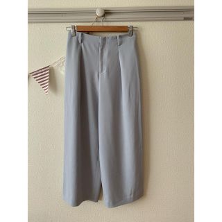 ユニクロ(UNIQLO)のUNIQLOワイドドレープパンツ(クロップドパンツ)