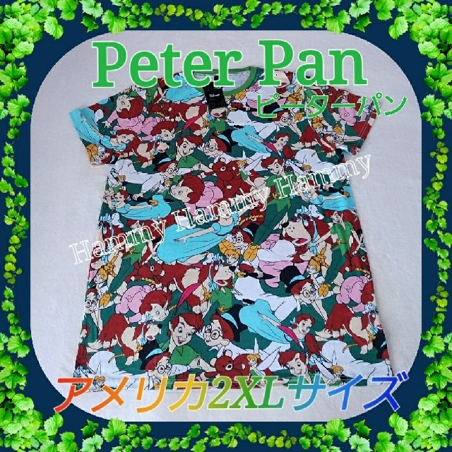 【日本未発売!!】ピーターパン★Tシャツ2XL