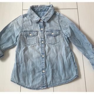 ベビーギャップ(babyGAP)のgap baby デニムシャツ 100cm(ブラウス)