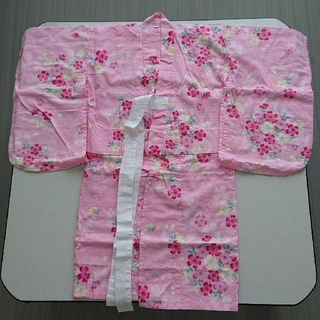 sakuranbo様専用  浴衣  ピンク  桜柄  100(甚平/浴衣)