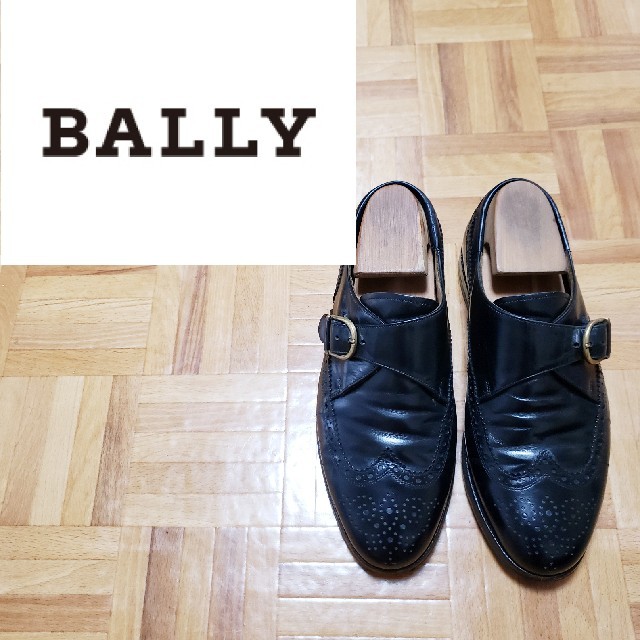 Bally(バリー)のバリー モンクストラップ ウイングチップ カーフレザー ビブラム 革靴 メンズの靴/シューズ(ドレス/ビジネス)の商品写真