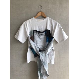 アメリヴィンテージ(Ameri VINTAGE)のAmeri  VINTAGE MEDI DRAWING UNEVEN TEE(Tシャツ(半袖/袖なし))