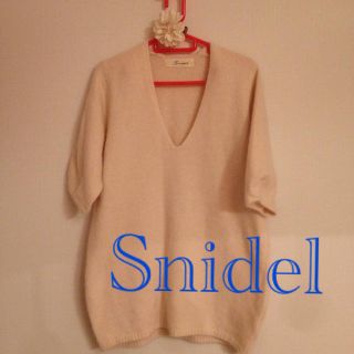 スナイデル(SNIDEL)のミニワンピ☆新品☆送料込み♪(ニット/セーター)