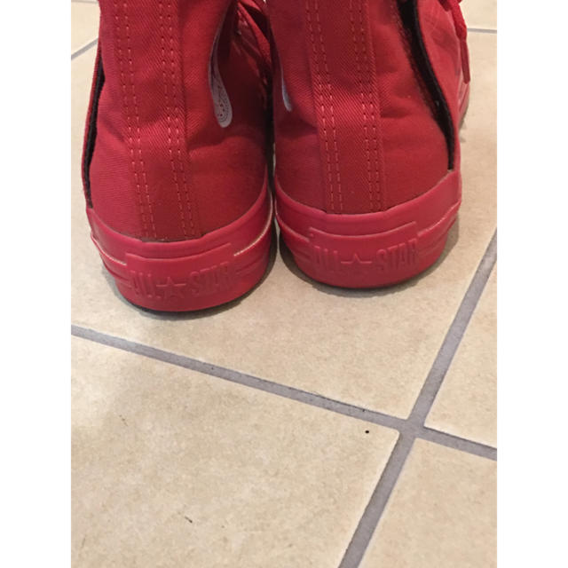 CONVERSE(コンバース)の【レア】コンバース ハイカット スニーカー レッド 23.5cm レディースの靴/シューズ(スニーカー)の商品写真