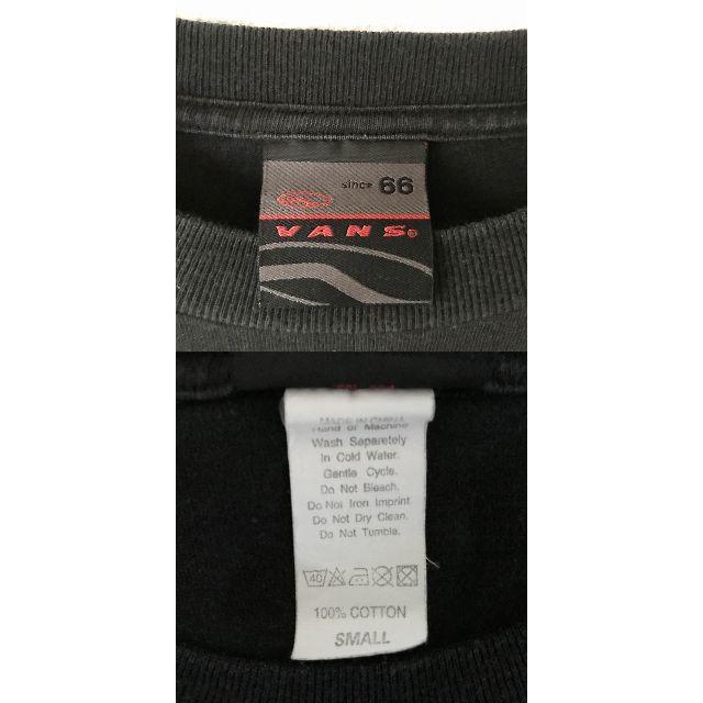 VANS(ヴァンズ)の【90's】VANS/ヴァンズ ビッグロゴプリントTシャツ ブラック サイズS メンズのトップス(Tシャツ/カットソー(半袖/袖なし))の商品写真