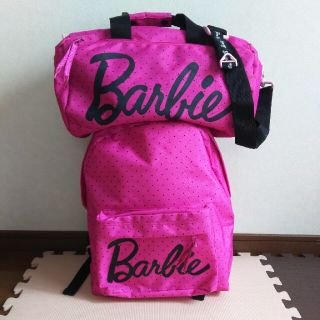 バービー(Barbie)のBarbie★バービー ナイロンリュック＋ミニボストンバック USED(リュックサック)