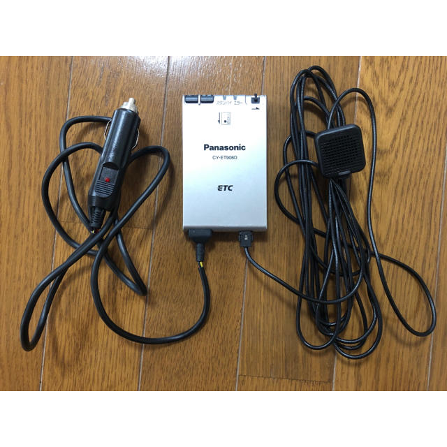最高級のスーパー 普通登録ETC パナソニックCY-ET807D シガープラグ・USB昇圧コード