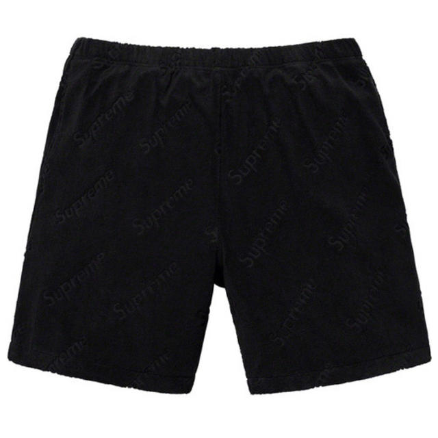 商品を価格比較 19ss/supreme/Terry Logo Short/S/black