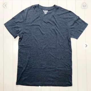 オールドネイビー(Old Navy)のオールドネイビー Vネック Tシャツ ブルー(Tシャツ/カットソー(半袖/袖なし))