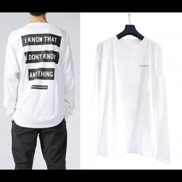 SOPHNET.(ソフネット)のUNIFORM EXPERIMENT L/S BOX BANNER TEEロンT メンズのトップス(Tシャツ/カットソー(七分/長袖))の商品写真