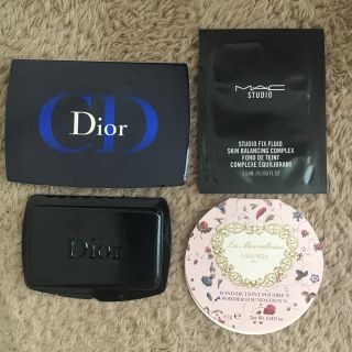 ディオール(Dior)のファンデーション試供品4つ  他ブランド詰め合わせ(サンプル/トライアルキット)