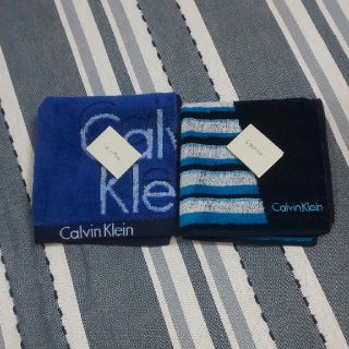 カルバンクライン(Calvin Klein)のタオルハンカチセット(ハンカチ/ポケットチーフ)