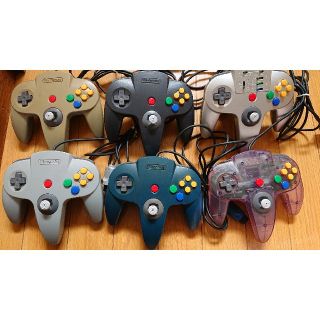 ニンテンドウ64(NINTENDO 64)のニンテンドー64 コントローラー 6個セット らくろう様専用(その他)