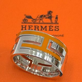 エルメス(Hermes)のエルメスリング ムーブアッシュ オレンジ(リング(指輪))