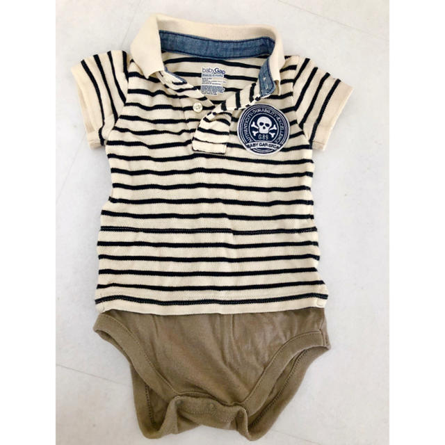 babyGAP(ベビーギャップ)のbaby Gap ポロシャツ ロンパース キッズ/ベビー/マタニティのベビー服(~85cm)(ロンパース)の商品写真