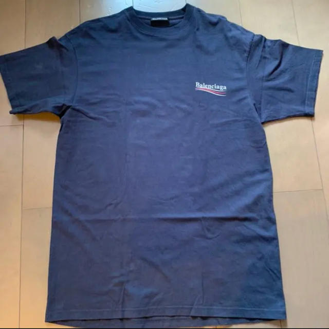 balenciagaバレンシアガ キャンペーンロゴ Tシャツ