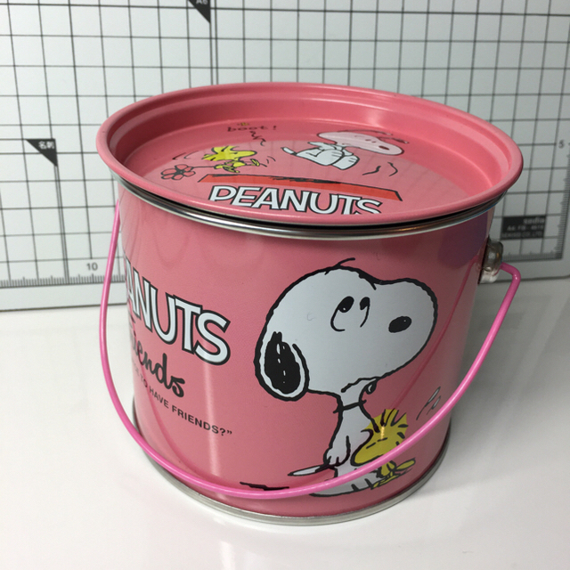 SNOOPY(スヌーピー)のスヌーピー  ペール缶2個セット エンタメ/ホビーのおもちゃ/ぬいぐるみ(キャラクターグッズ)の商品写真