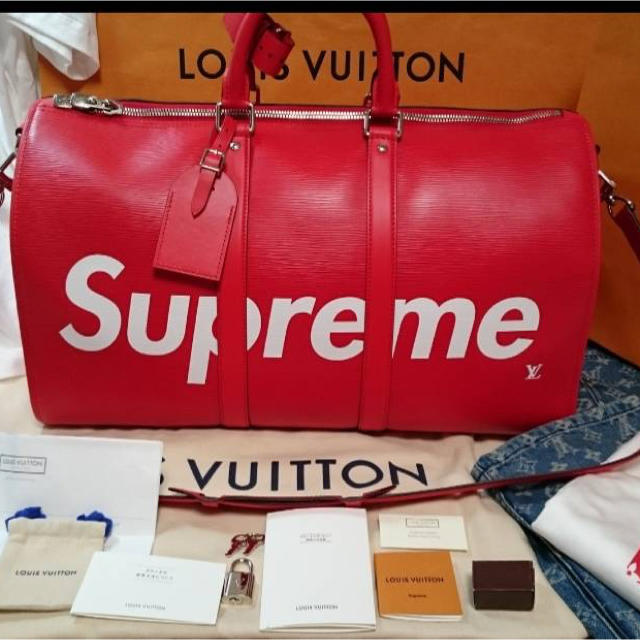 出産祝い Leaf - VUITTON LOUIS Supreme Vuitton① Louis ボストン