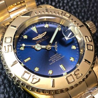 インビクタ(INVICTA)のInvicta Pro Diver  セイコー自動巻 200m防水 ゴールド(腕時計(アナログ))