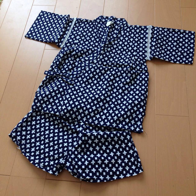 110cm 甚平 キッズ/ベビー/マタニティのキッズ服男の子用(90cm~)(甚平/浴衣)の商品写真