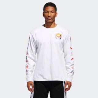 アディダス(adidas)のadidas GRAPHIC LS TEE  ロンT Osize(Tシャツ/カットソー(七分/長袖))