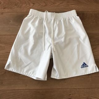 アディダス(adidas)のadidasアディダス★サッカーゲームパンツ／ショートパンツ練習着★白150(ウェア)