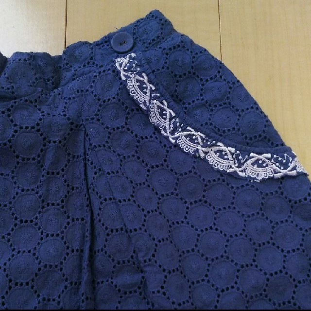 Par Avion(パラビオン)のパラビオン リボン刺繍 総レース スカート レディースのスカート(ひざ丈スカート)の商品写真