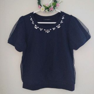 イング(INGNI)のINGNI*°♡ビジュートップスM(カットソー(半袖/袖なし))