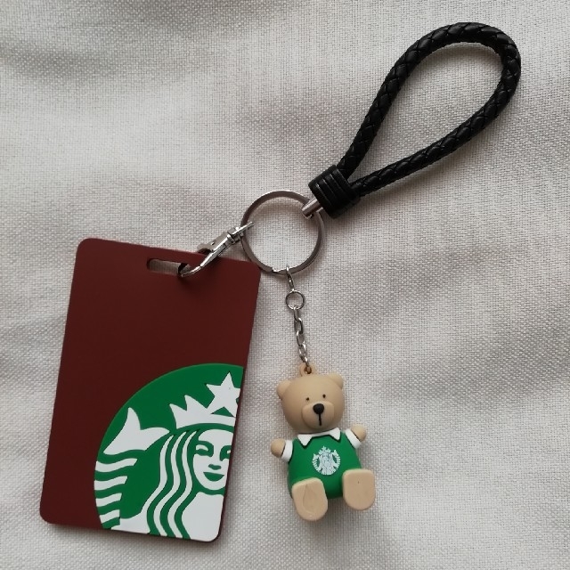 Starbucks Coffee(スターバックスコーヒー)のスタバ カードケース キーホルダー 定期入れ スターバックス Starbucks レディースのファッション小物(名刺入れ/定期入れ)の商品写真