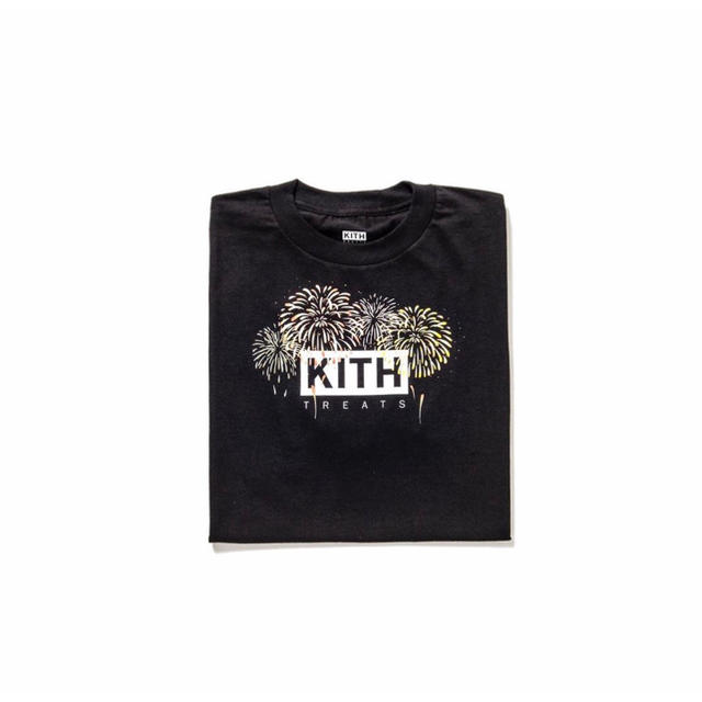 サイズ M KITH クラシックボックスロゴ Tシャツ 縁日 花火 金魚 夏祭り