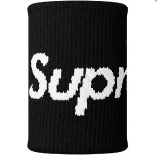 シュプリーム(Supreme)のブラック Supreme Nike NBA Wristbands リストバンド(バングル/リストバンド)