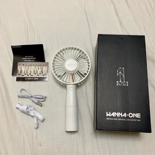 ワイエムシー(YMC)のwannaone ラスコン 扇風機 白 ハソンウン(アイドルグッズ)