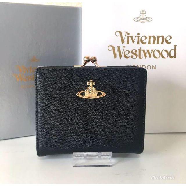 【限定】ヴィヴィアン Vivienne Westwood ブラック 2つ折り財布