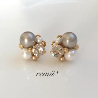 luxury  pierce-プラチナ-ピアス✴︎イヤリング(ピアス)