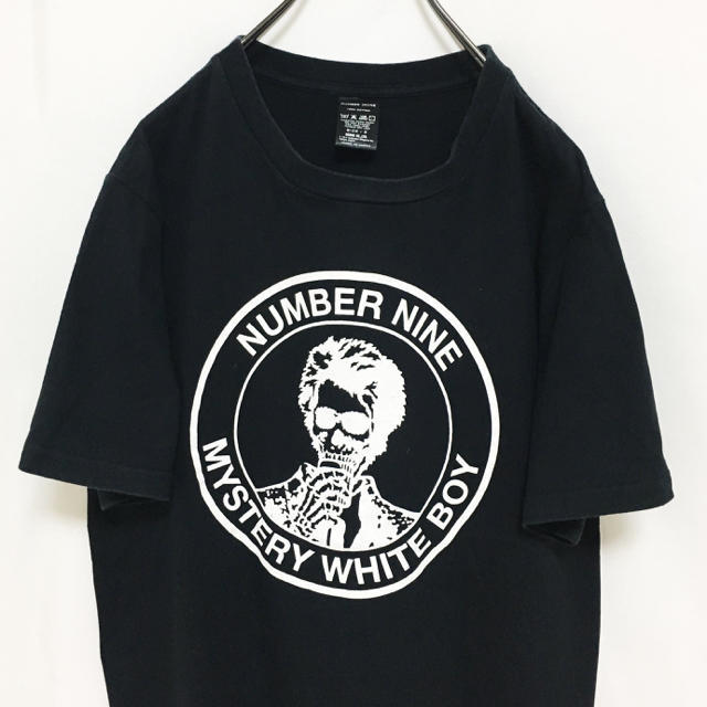 NUMBER NINE ナンバーナイン Tシャツ 半袖 デカロゴ素材