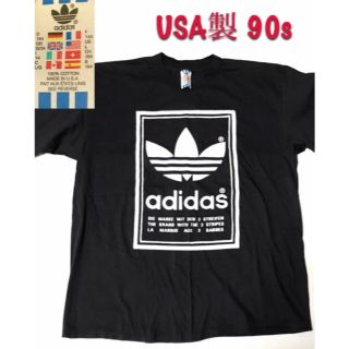 アディダス(adidas)のadidas アディダス USA製 Tシャツ 90s OLD トレフォイル (Tシャツ/カットソー(半袖/袖なし))